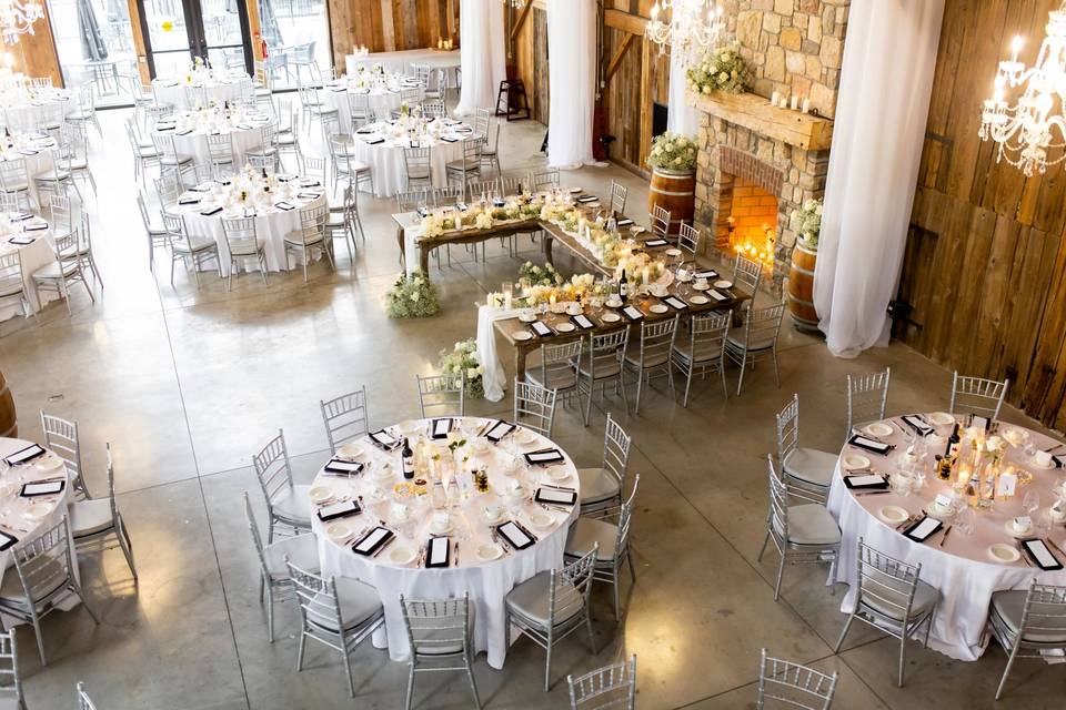 Reception set up