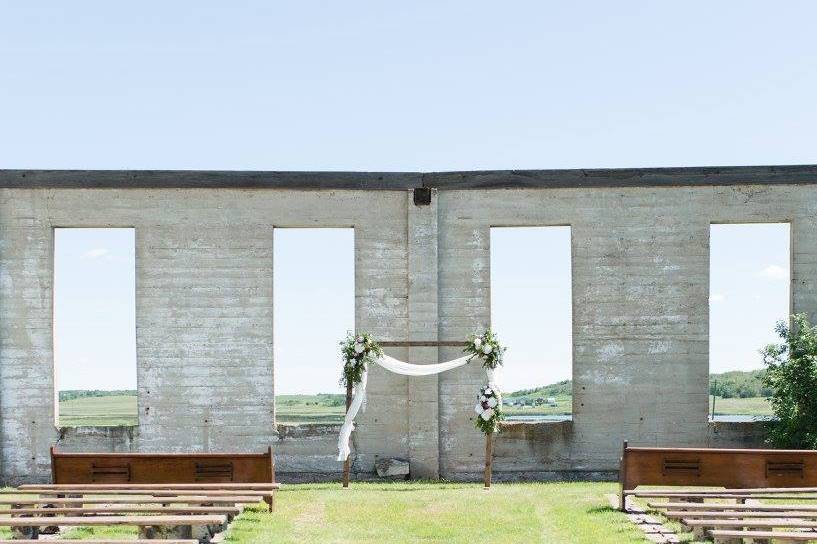 Vintage Roundhouse Wedding