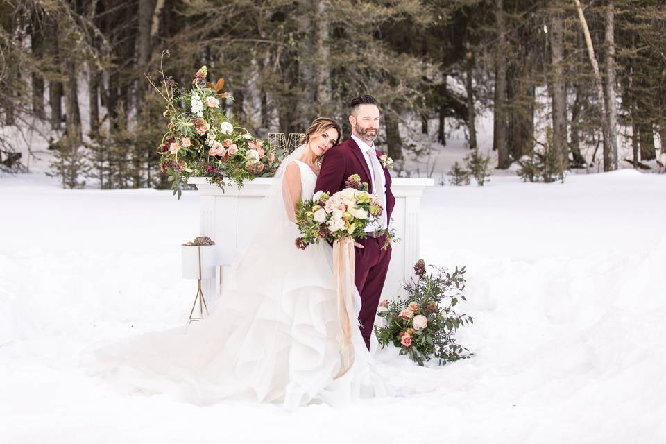 Elegant Winter Styled Shoot