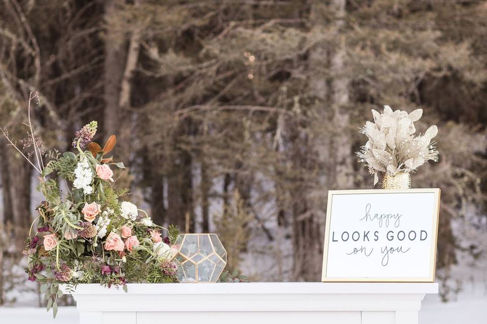 Elegant Winter Styled Shoot