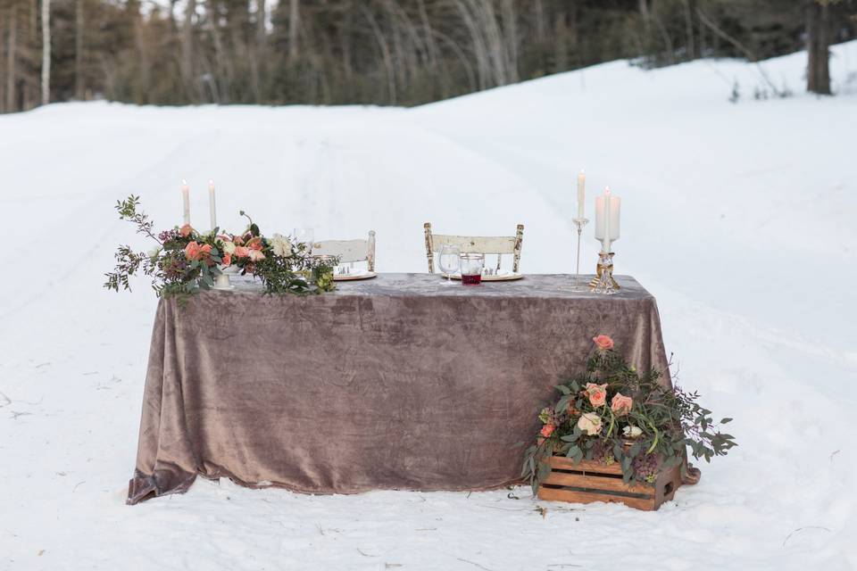 Elegant Winter Styled Shoot