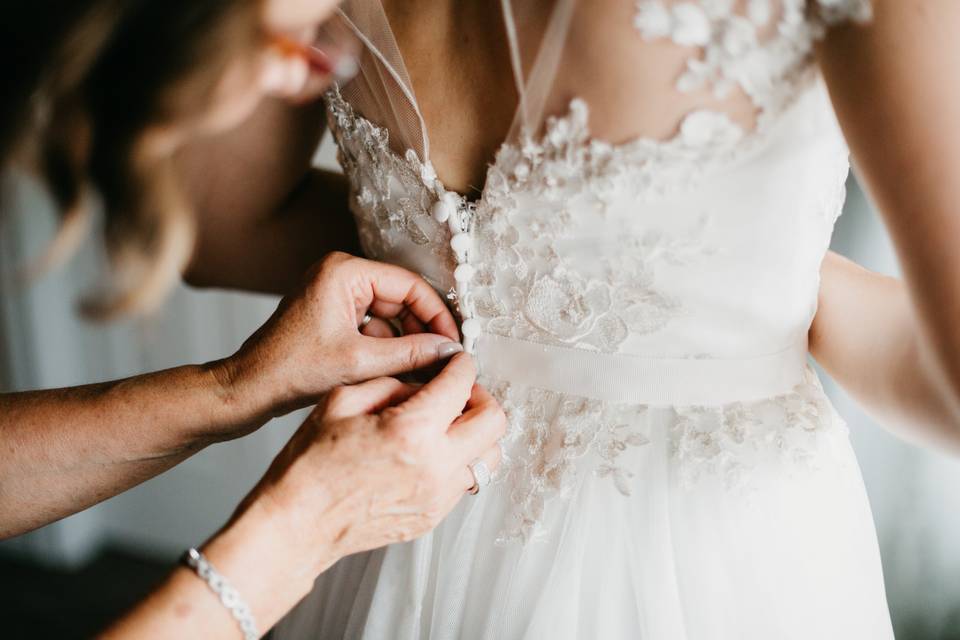 Bride Getting Ready