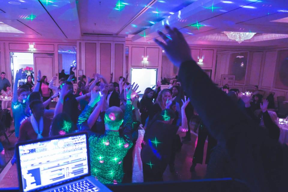 Holiday Party 2019 Hands Up