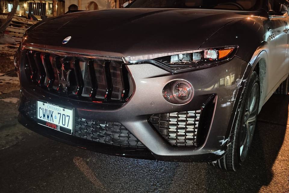 Maserati parked