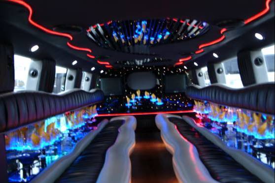 Inside the Limo