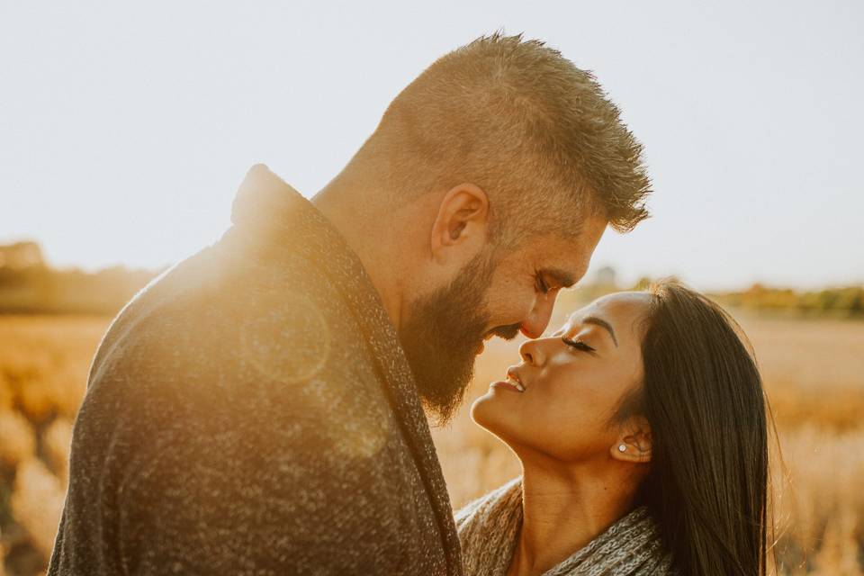 Ottawa sunset engagement