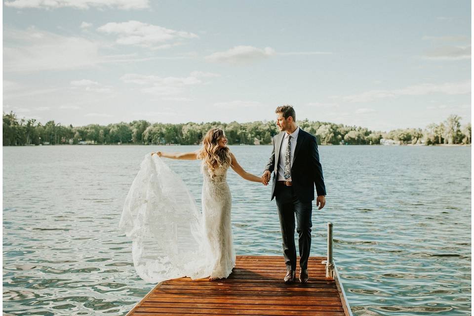 Together on the pier