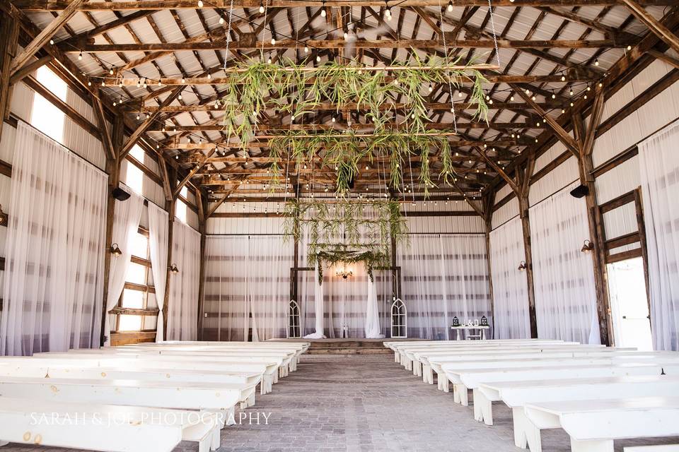 Ceremony setup