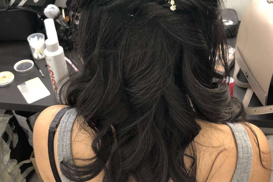 Prom hair