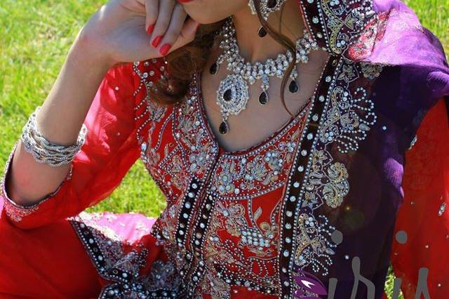 South Asian Bridal Look