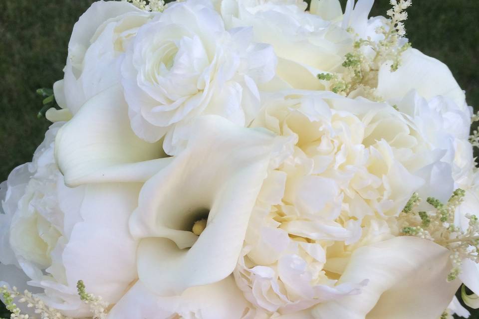 Soft, textured bouquet