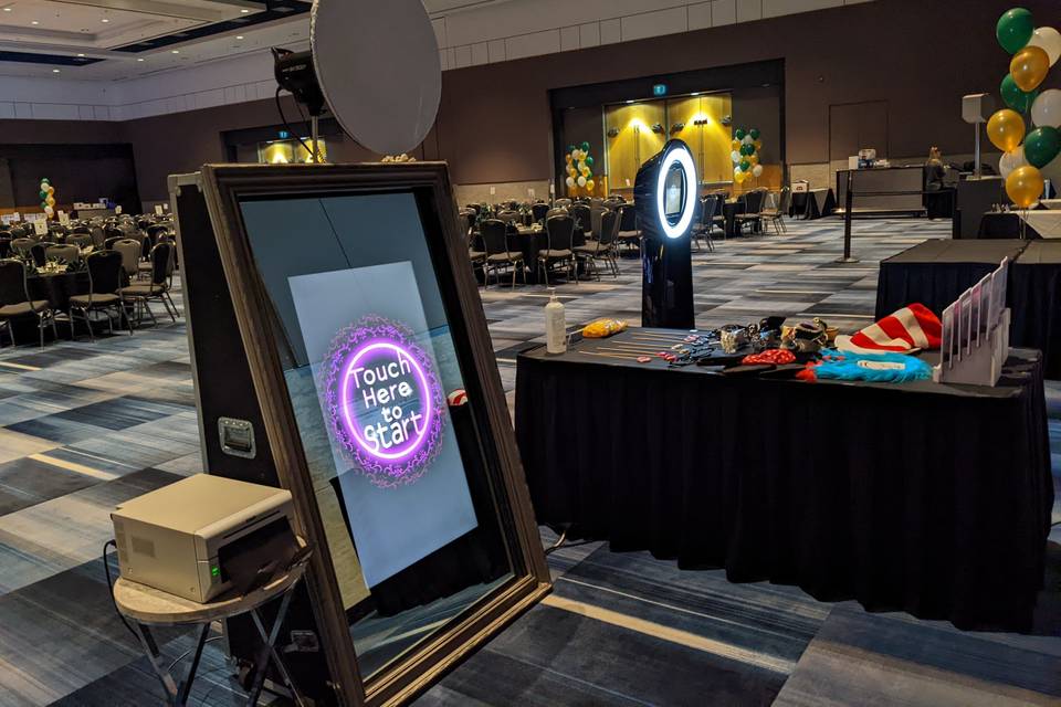 Two booth setup
