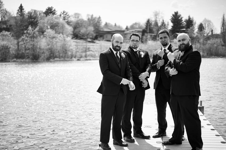 Boys on the dock