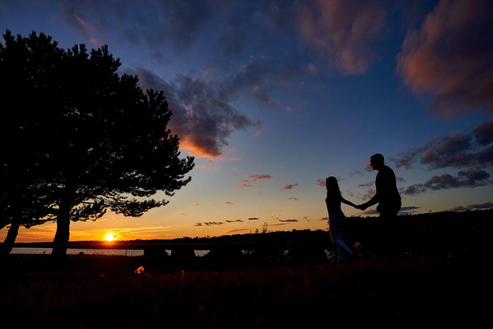 Sunset stroll