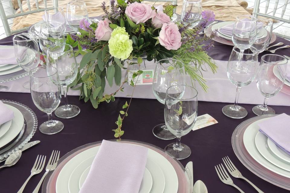 Sample place setting