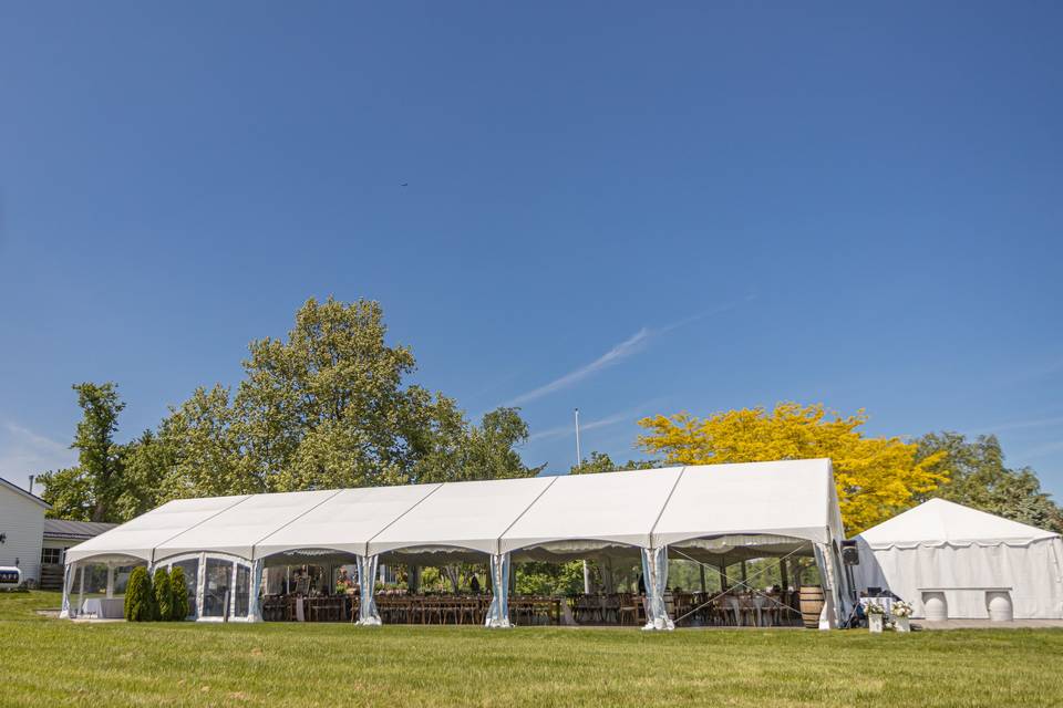 Wedding Ceremony and Tent