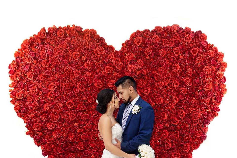 Red velvet heart