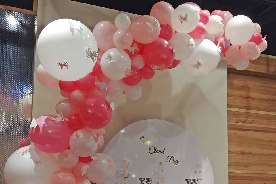 Giant balloons garland 495$