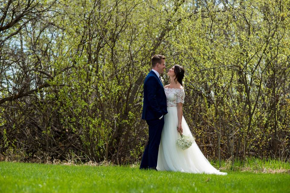 Bride and groom