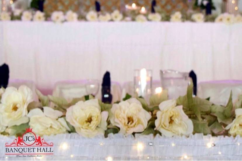 Head table decor