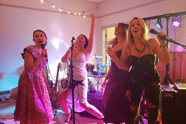 Bridesmaids Rock Out