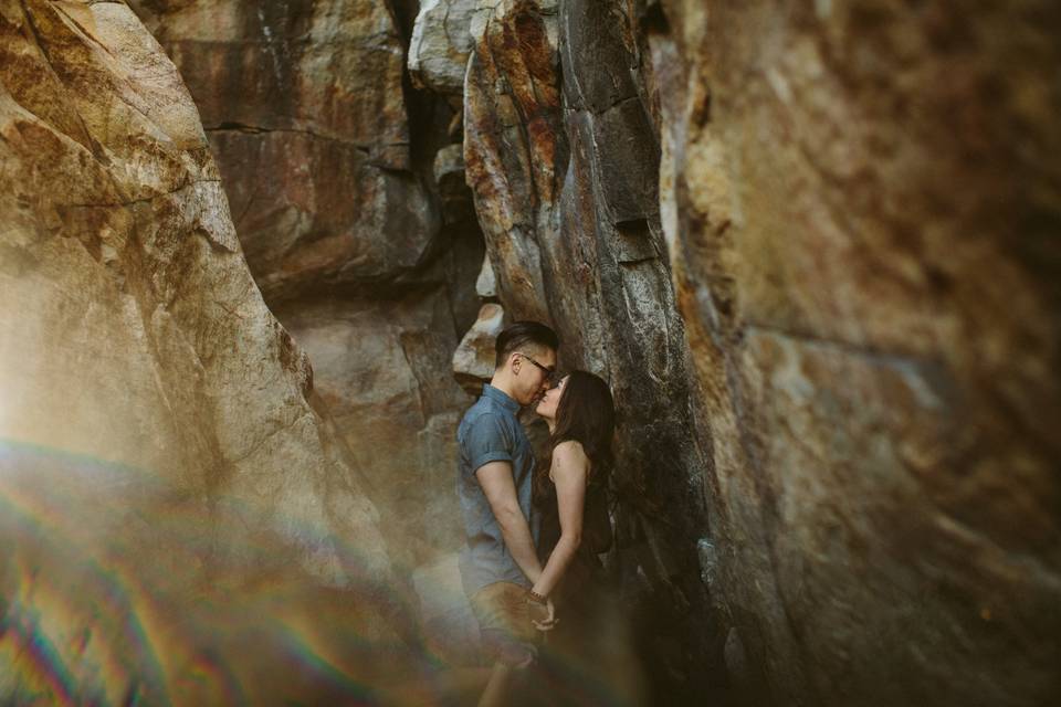 Big Rock Engagement