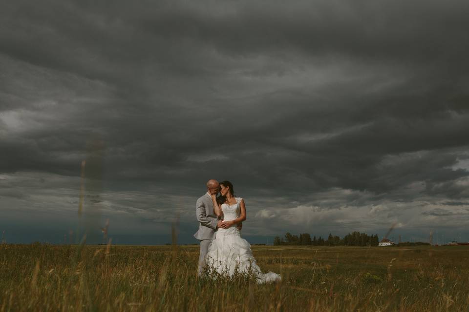 Modern Alberta wedding