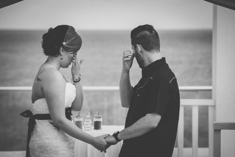 Candid wedding photography