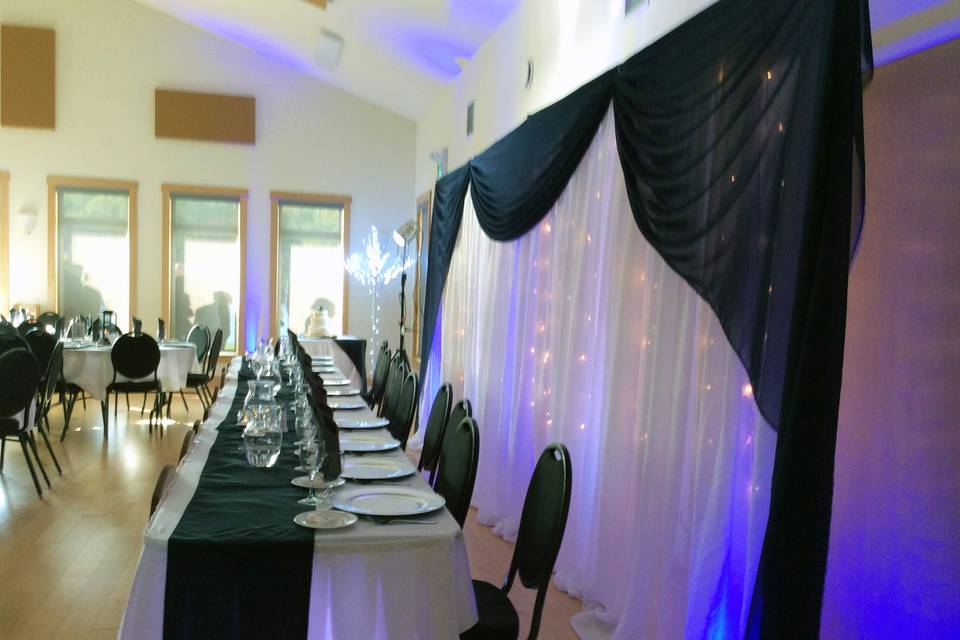 Decorated venue