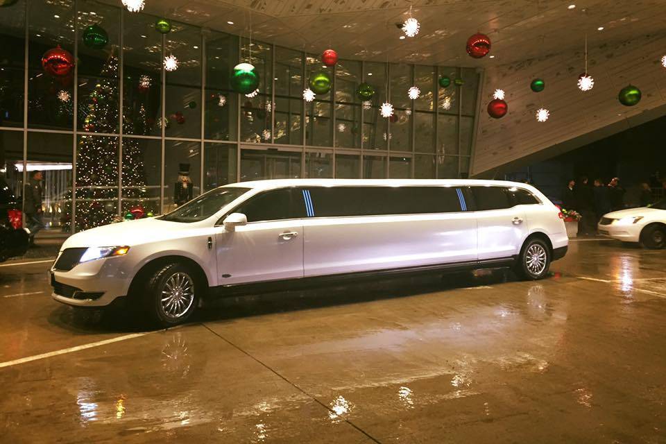 Limousine parked