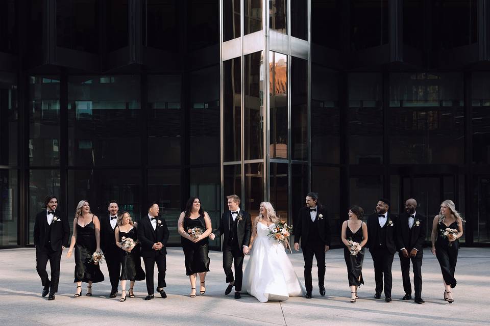 Wedding Party- Toronto Streets