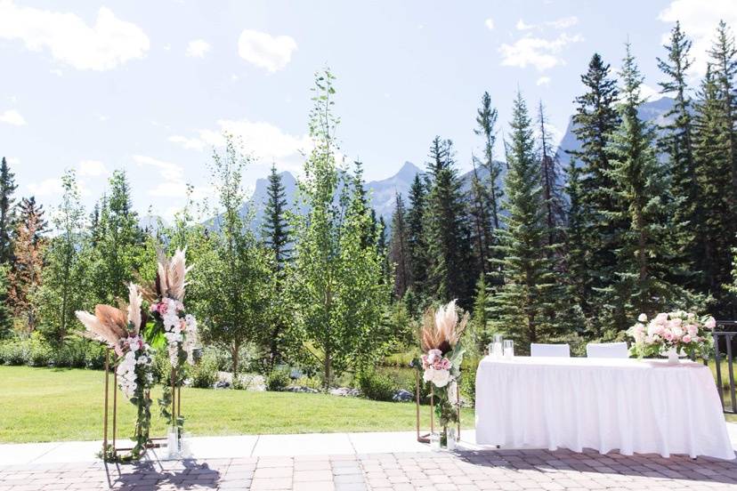 Ceremony with a view