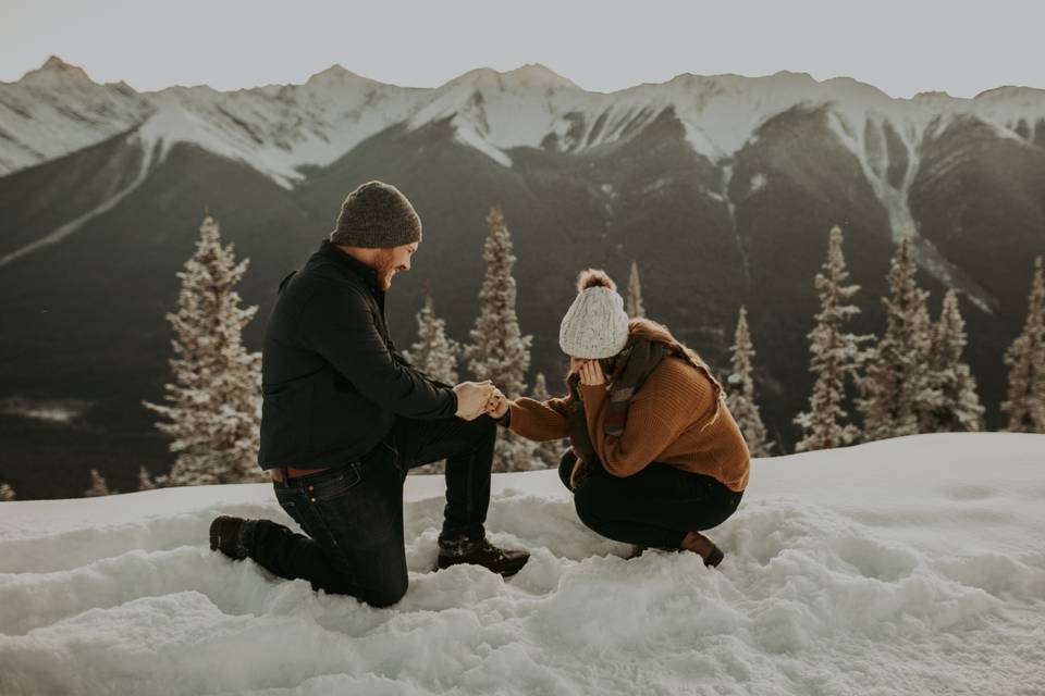 Banff engagement session