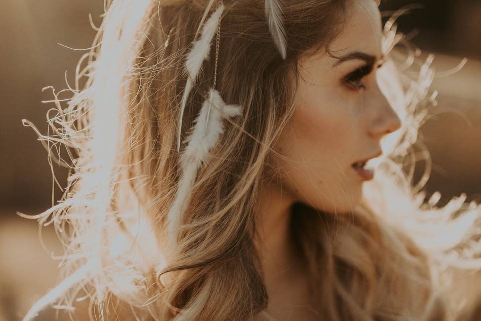 Boho elopement