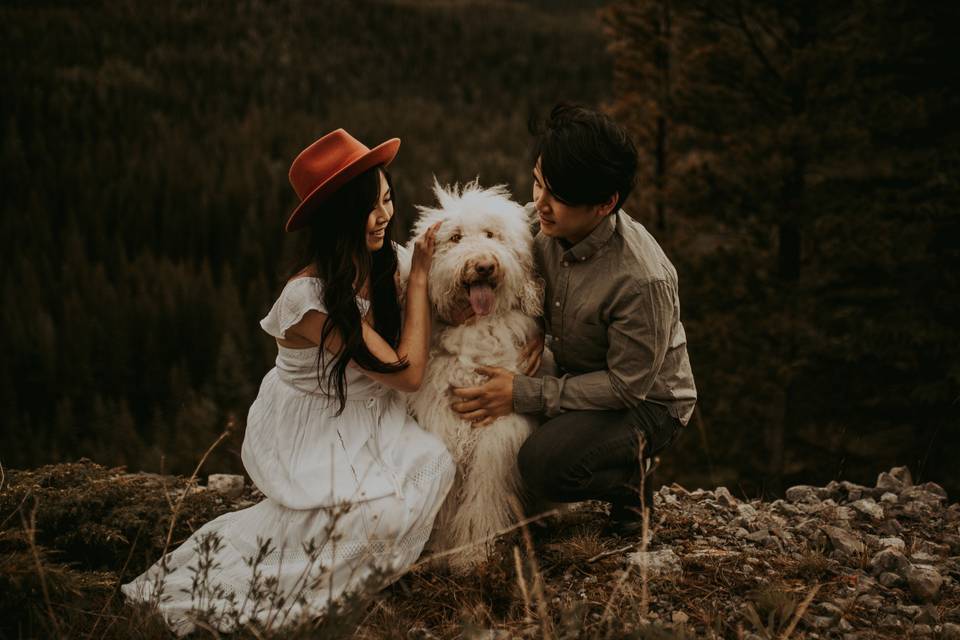 Banff engagement session