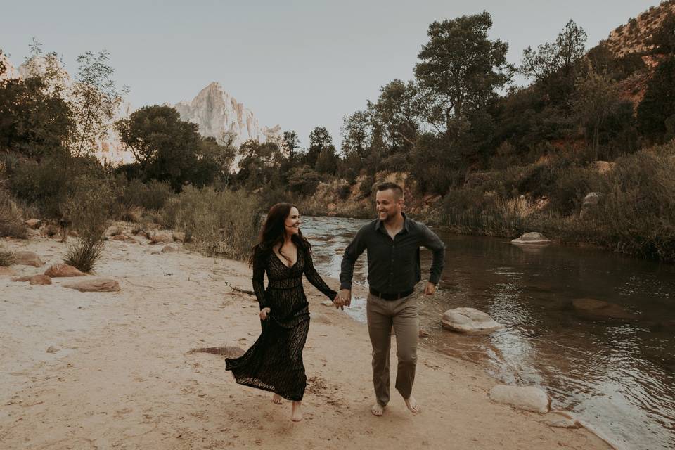 Zion engagement session