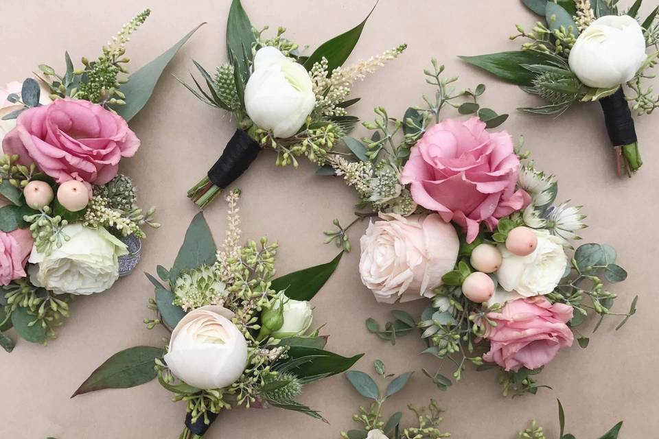 Corsages and boutonnieres