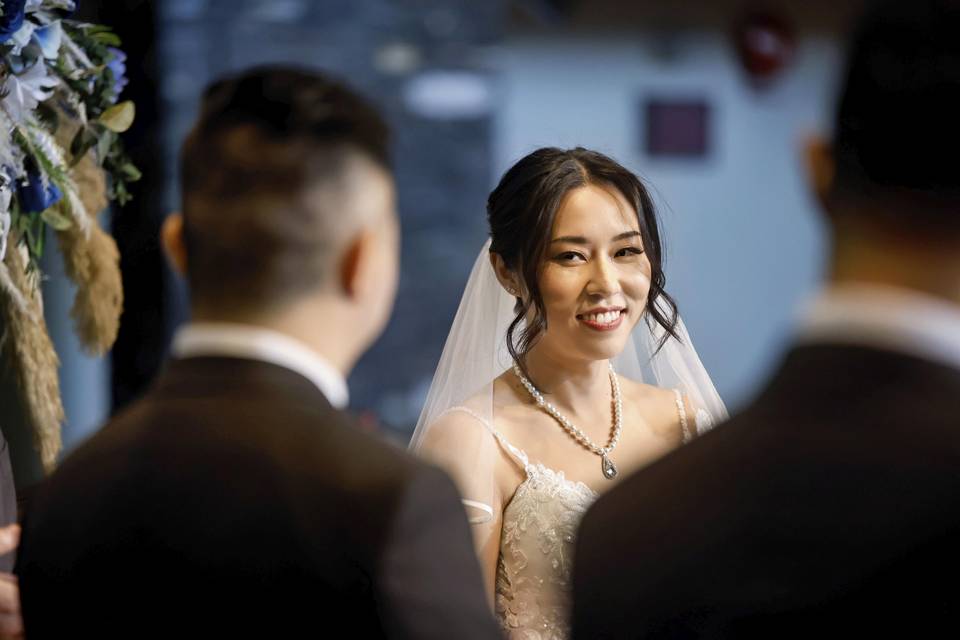 Bride At Ceremony