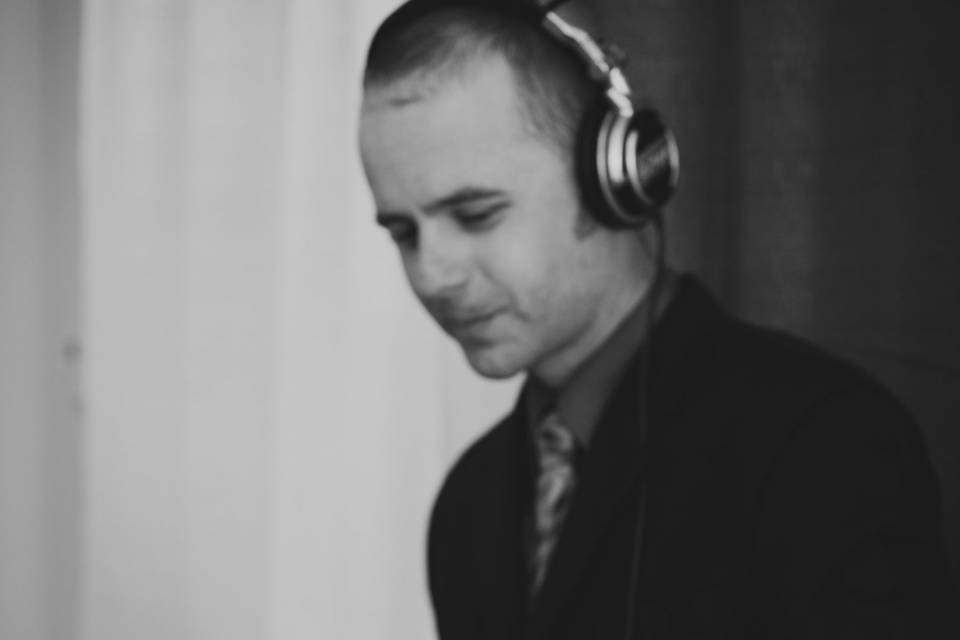 Dj chris zard in b&w