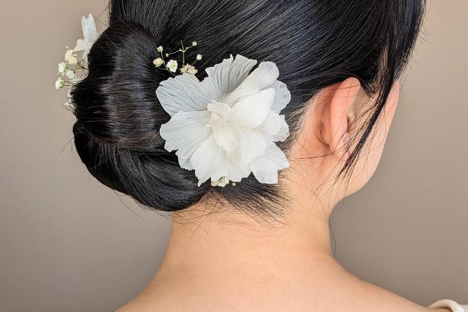 Sleek Low Updo