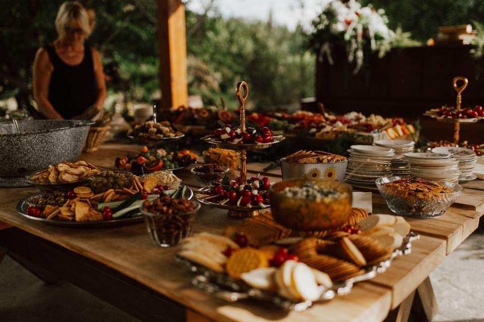 Hors d'oeuvre display