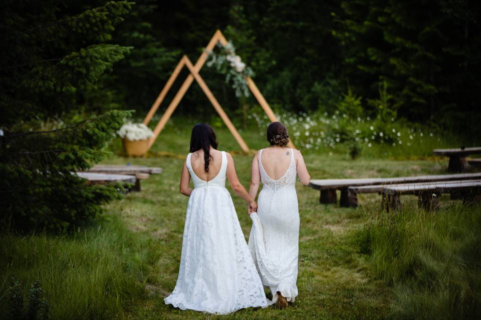 Rustic Wedding - High Country Tree Farm