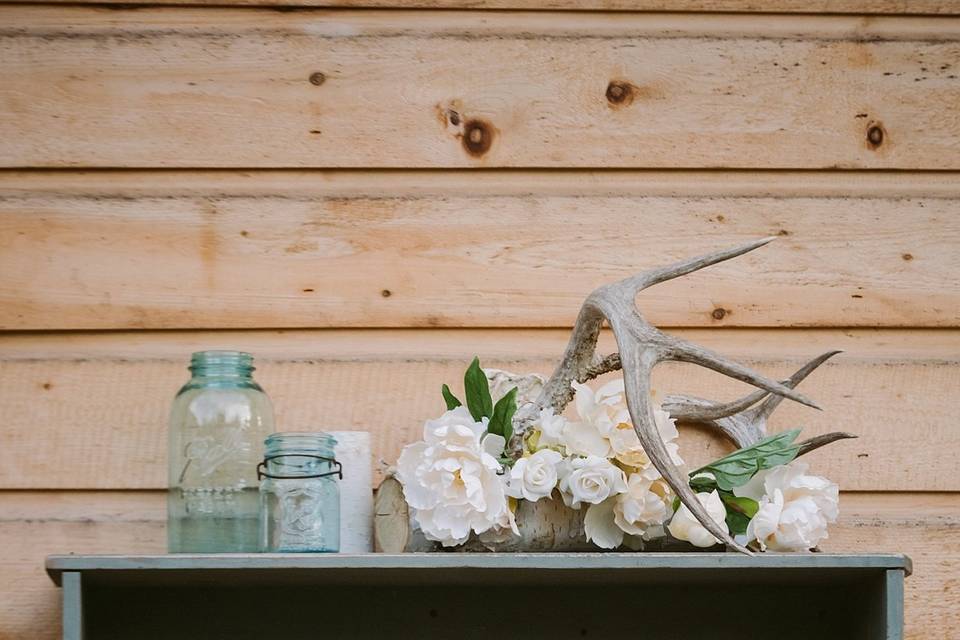 Rustic table settings