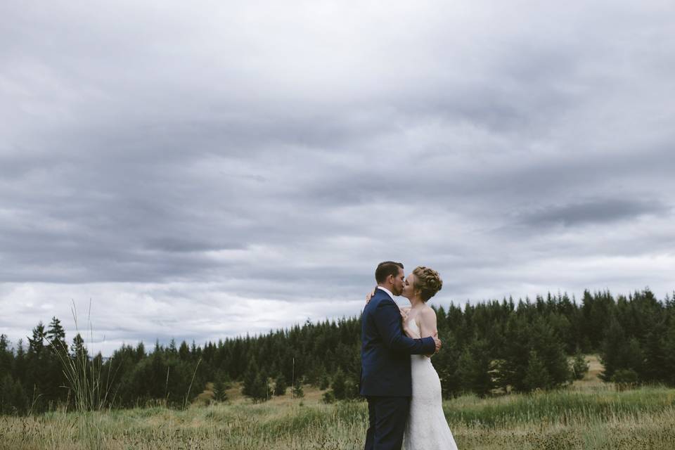 BC Rustic Wedding ceremony