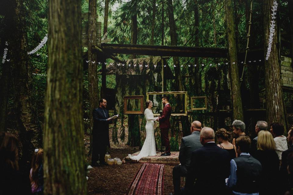 Rustic Wedding - High Country Tree Farm