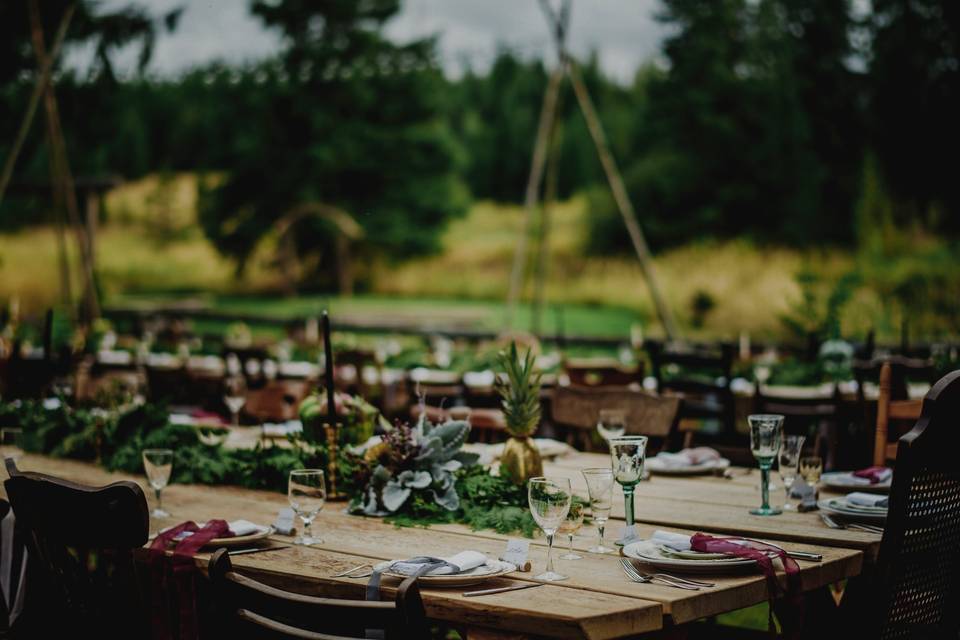 Rustic Wedding - High Country Tree Farm