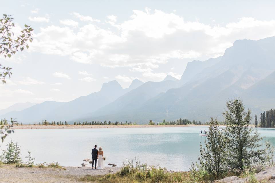 Canmore Bride and Groom