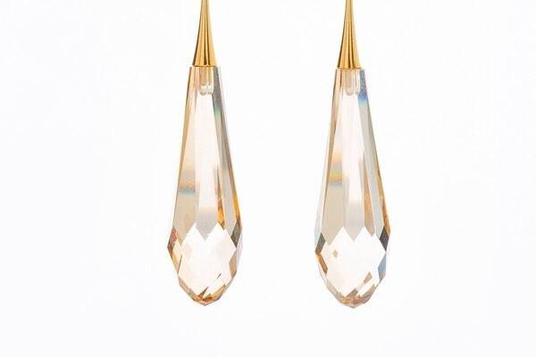 Crystal drop earrings