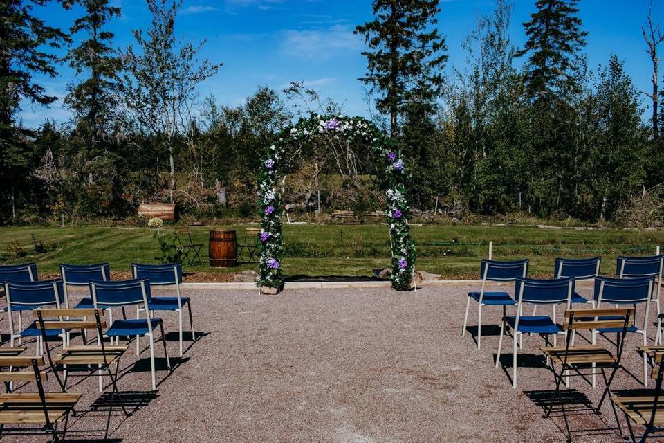 Patio ceremony