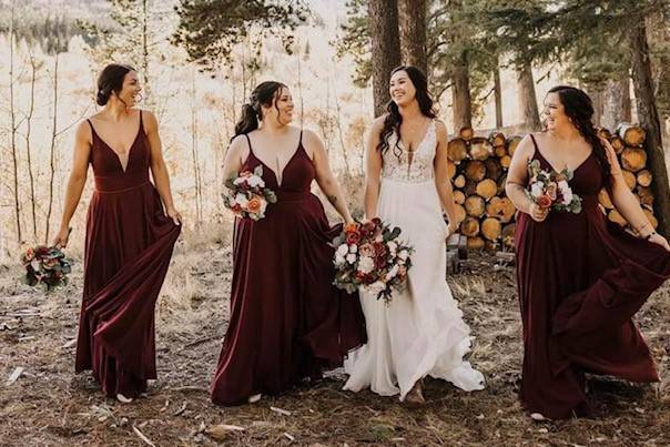 Beautiful Burgundy Florals